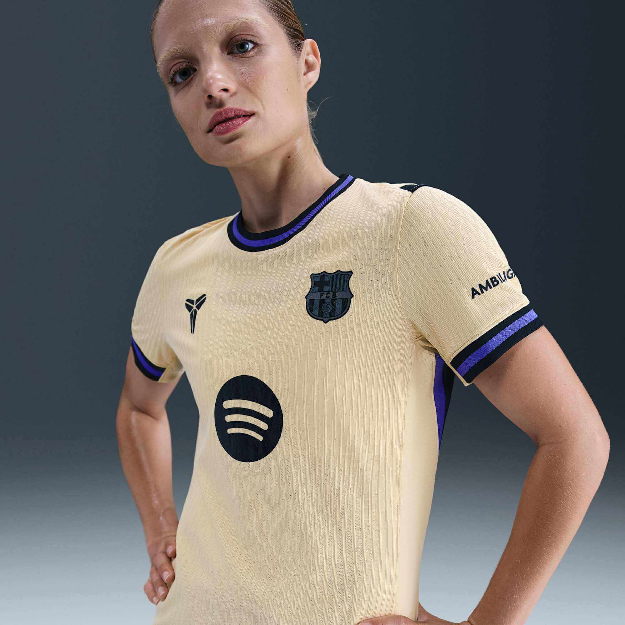 Camisa reserva do Barcelona 2025-2026 Nike Kobe Bryant