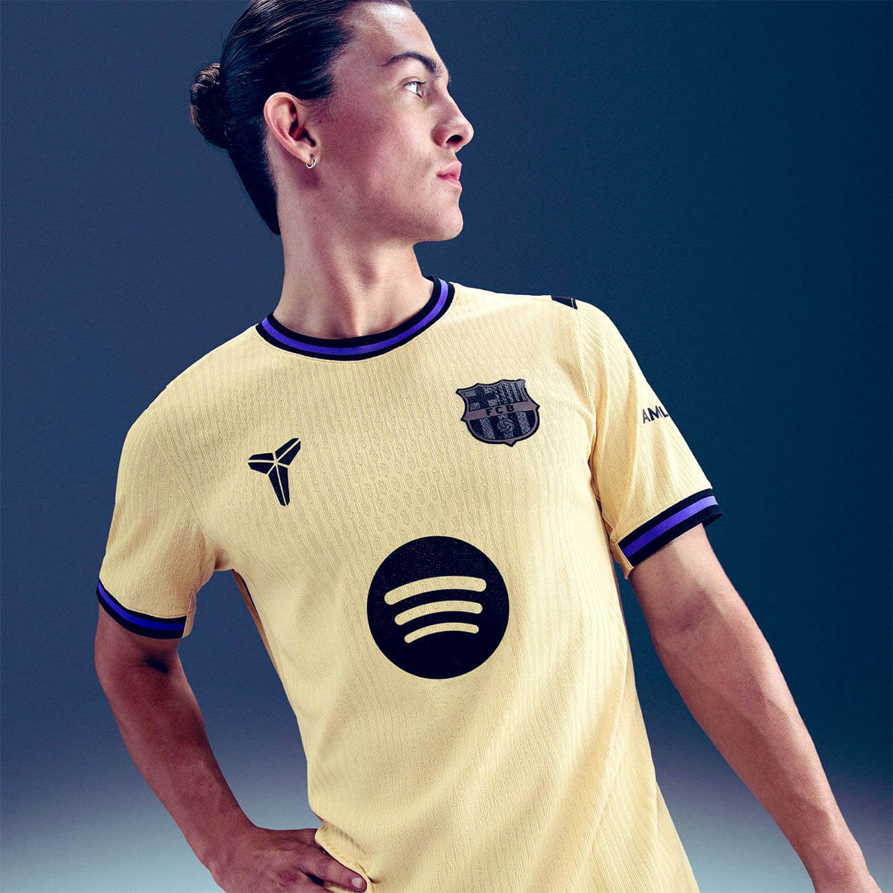 Camisa reserva do Barcelona 2025-2026 Nike Kobe Bryant