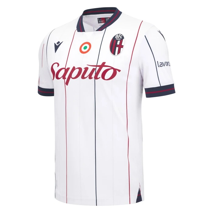 Camisa reserva do Bologna FC 2025-2026 é revelada pela Macron