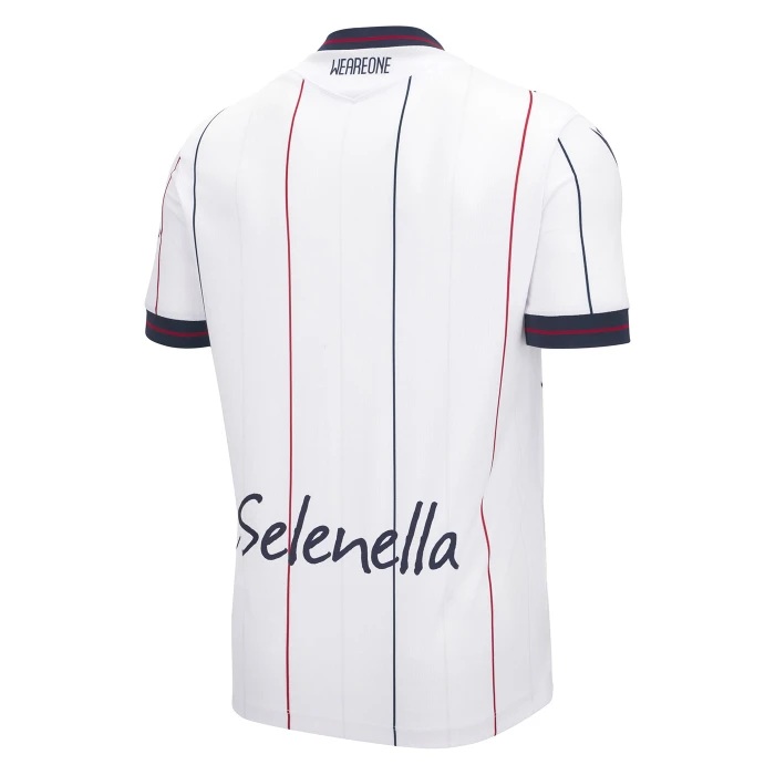 Camisa reserva do Bologna FC 2025-2026 é revelada pela Macron