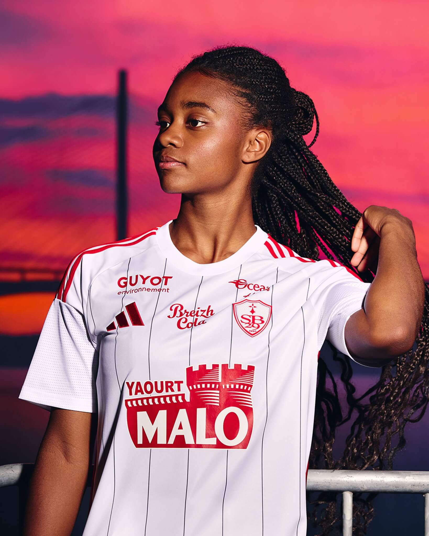 Camisa reserva do Brest 2025-2026 adidas