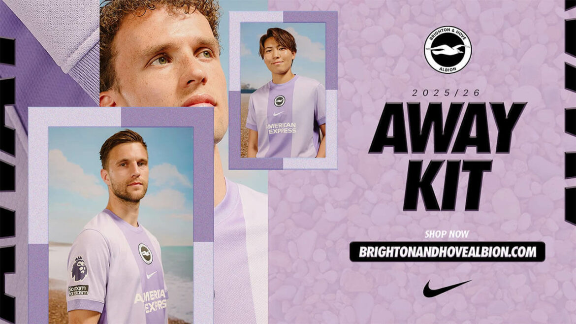 Camisa reserva do Brighton 2025-2026 Nike