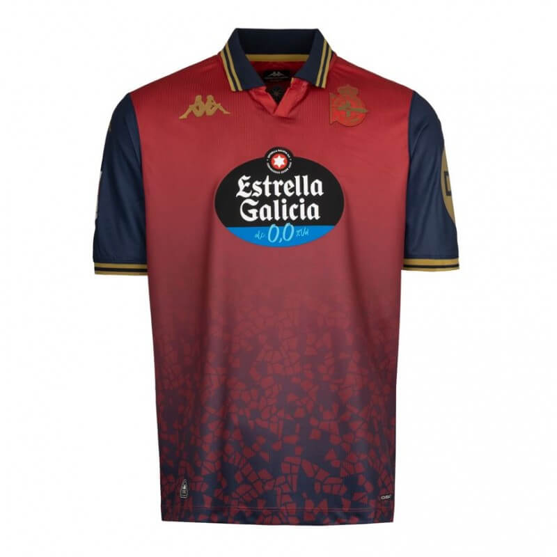 Camisa reserva do Deportivo La Coruña 2025-2026 Kappa kit 4