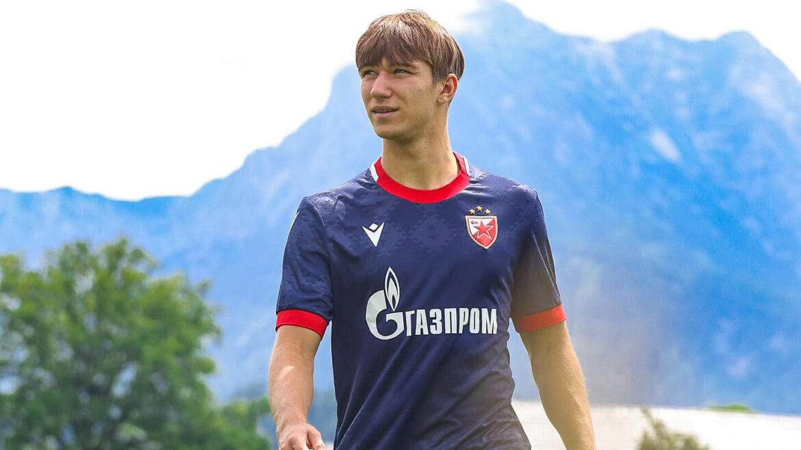 Camisa reserva do Estrela Vermelha 2025-2026 Macron