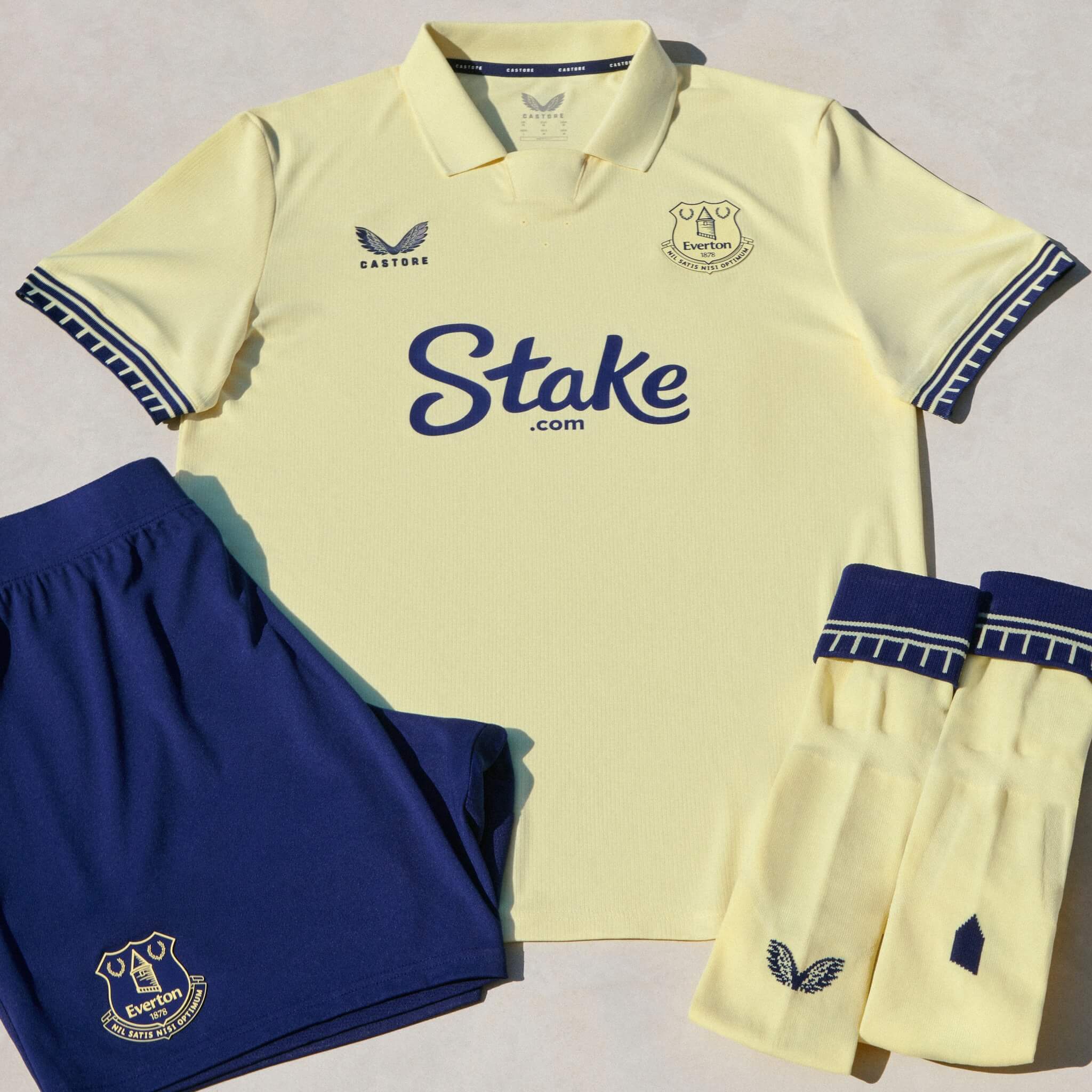Camisa reserva do Everton FC 2025-2026 Castore
