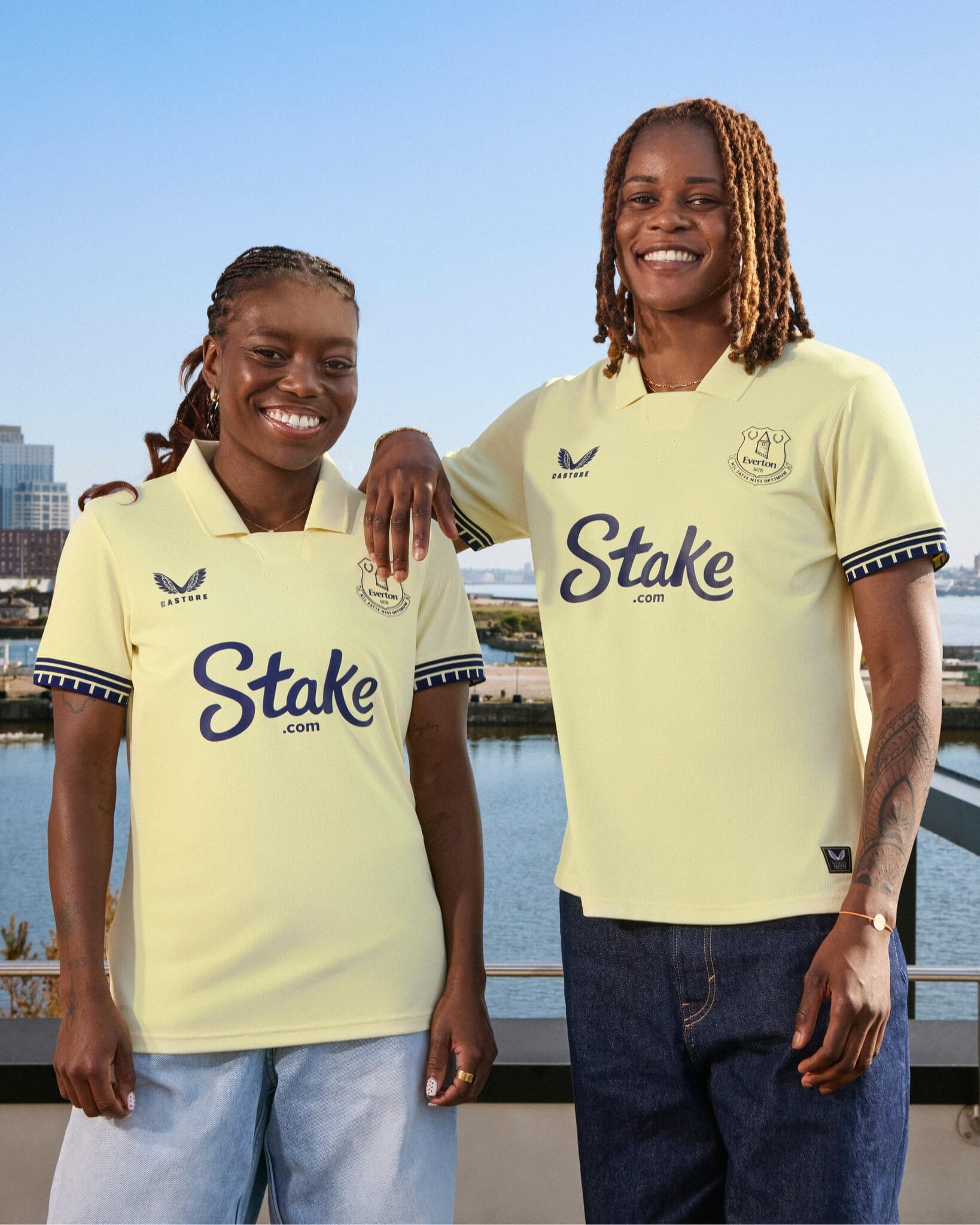 Camisa reserva do Everton FC 2025-2026 Castore