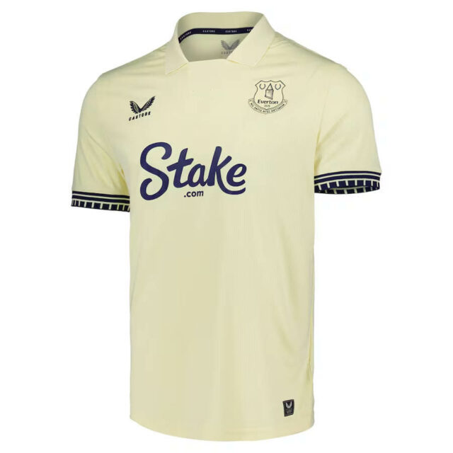 Camisa reserva do Everton FC 2025-2026 Castore