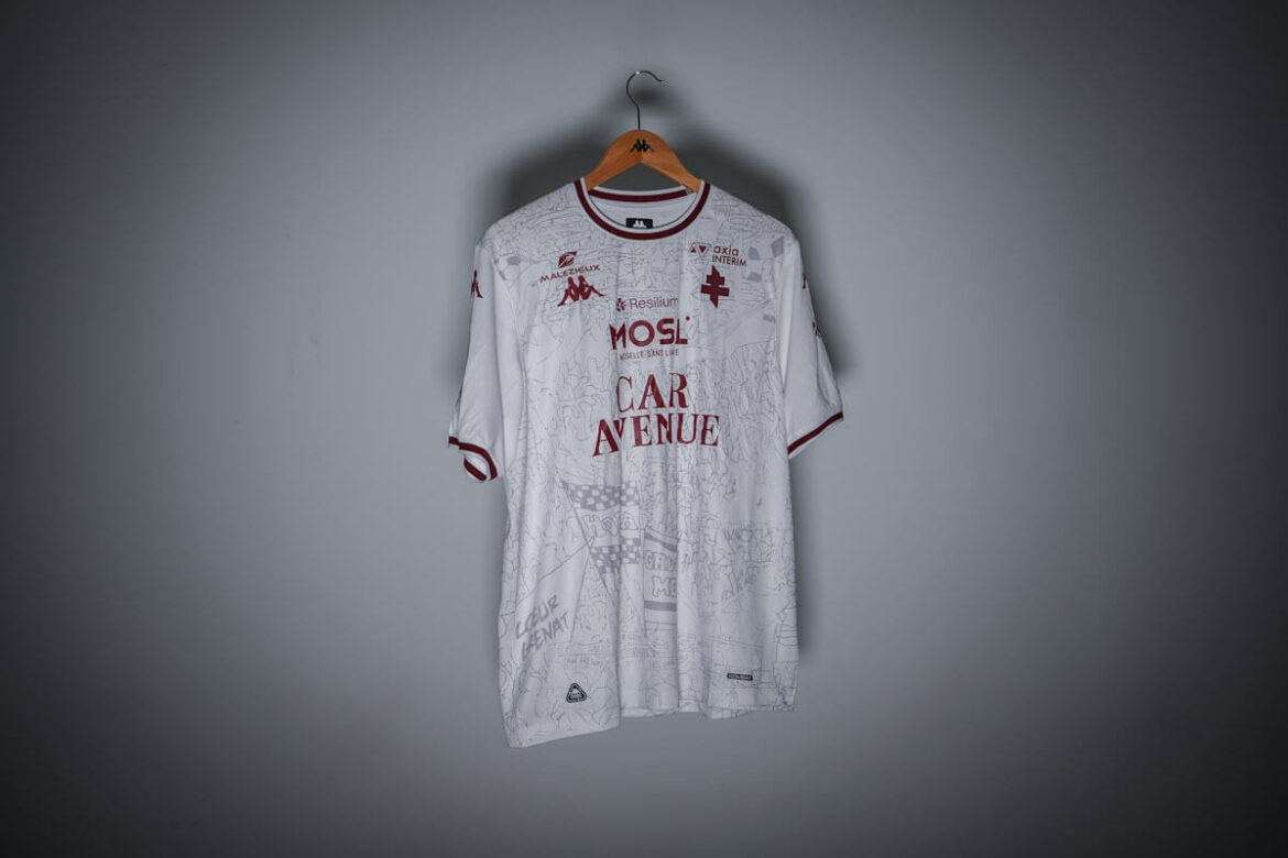 Camisa reserva do FC Metz 2025-2026 Kappa