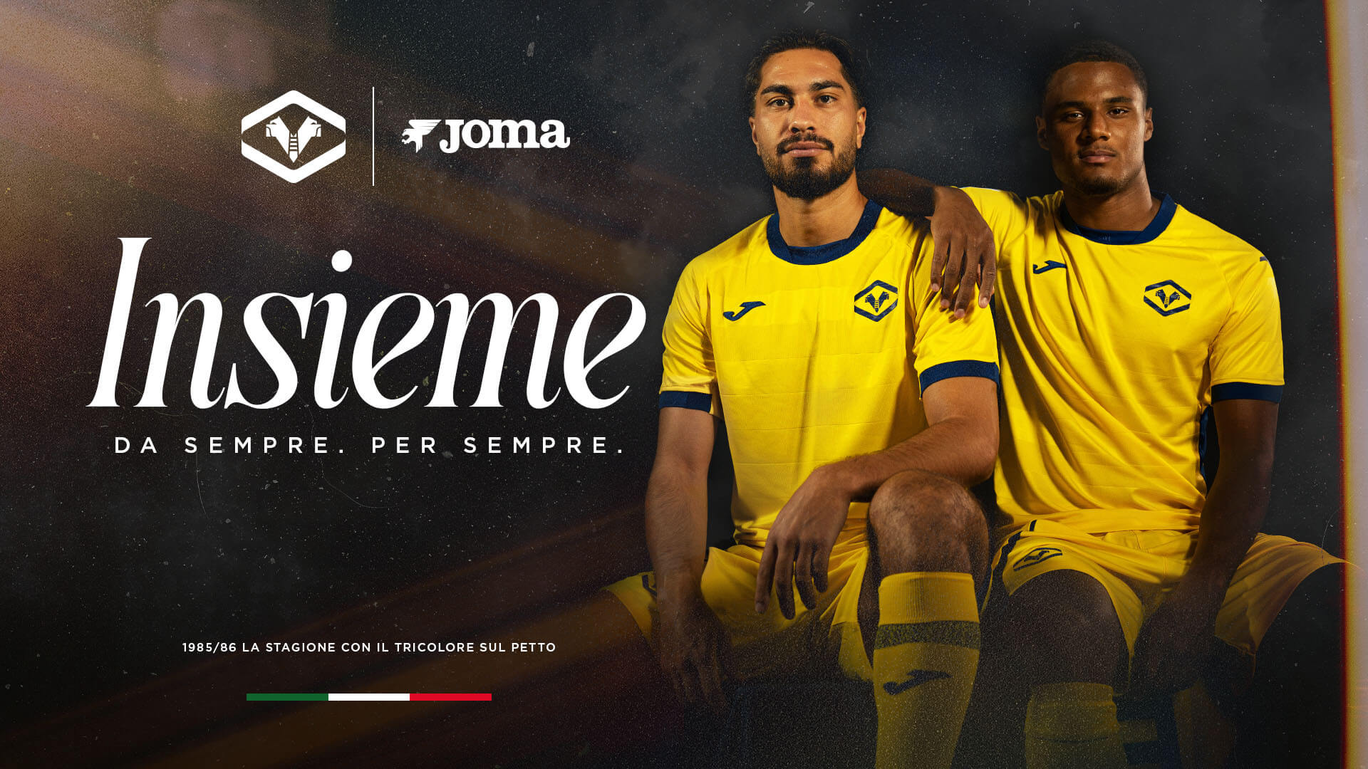 Nova camisa reserva do Hellas Verona 2025-2026 JOMA » Mantos do