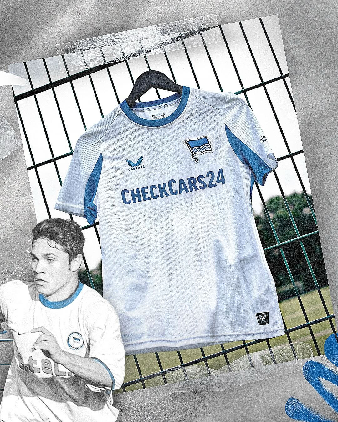 Camisa reserva do Hertha Berlin 2025-2026 Castore