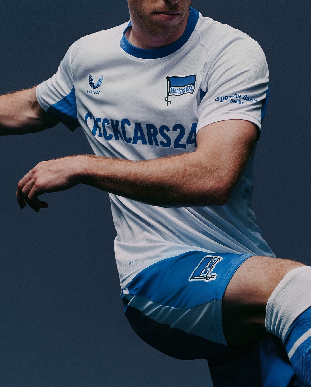 Camisa reserva do Hertha Berlin 2025-2026 Castore