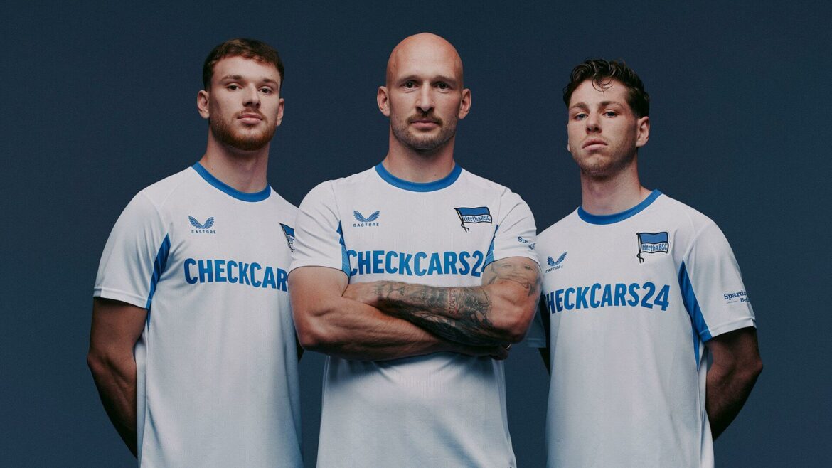 Camisa reserva do Hertha Berlin 2025-2026 Castore