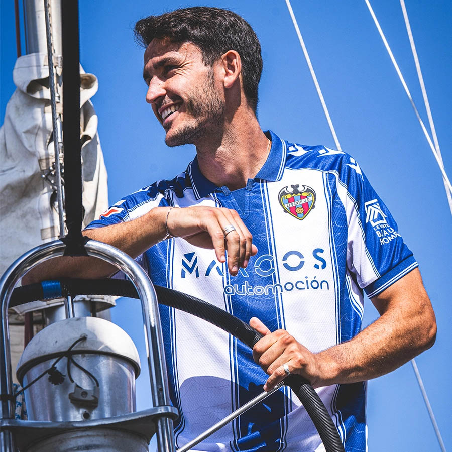 Camisa reserva do Levante UD 2025-2026 Macron