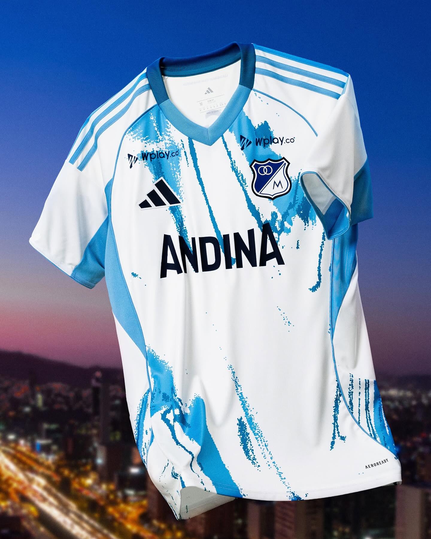 Camisa reserva do Millonarios 2025-2026 adidas