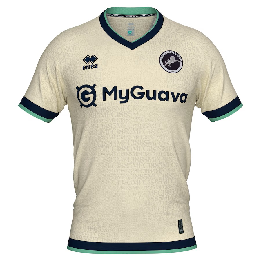 Camisa reserva do Millwall FC 2025-2026 é lançada pela Erreà