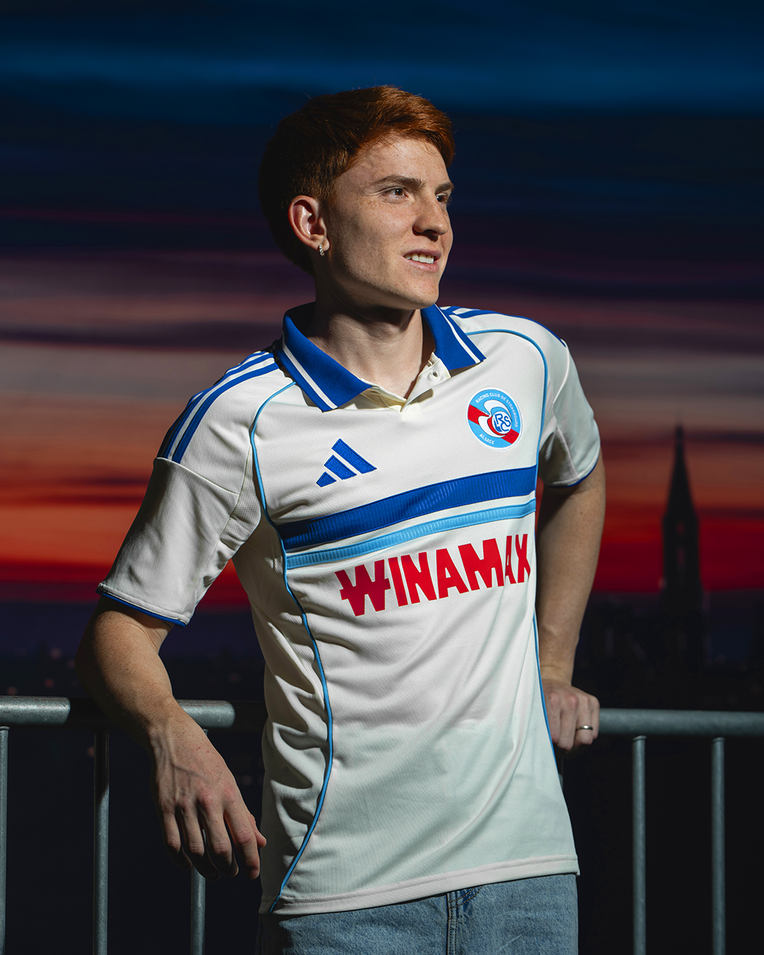 Camisa reserva do Racing Strasbourg 2025-2026 adidas