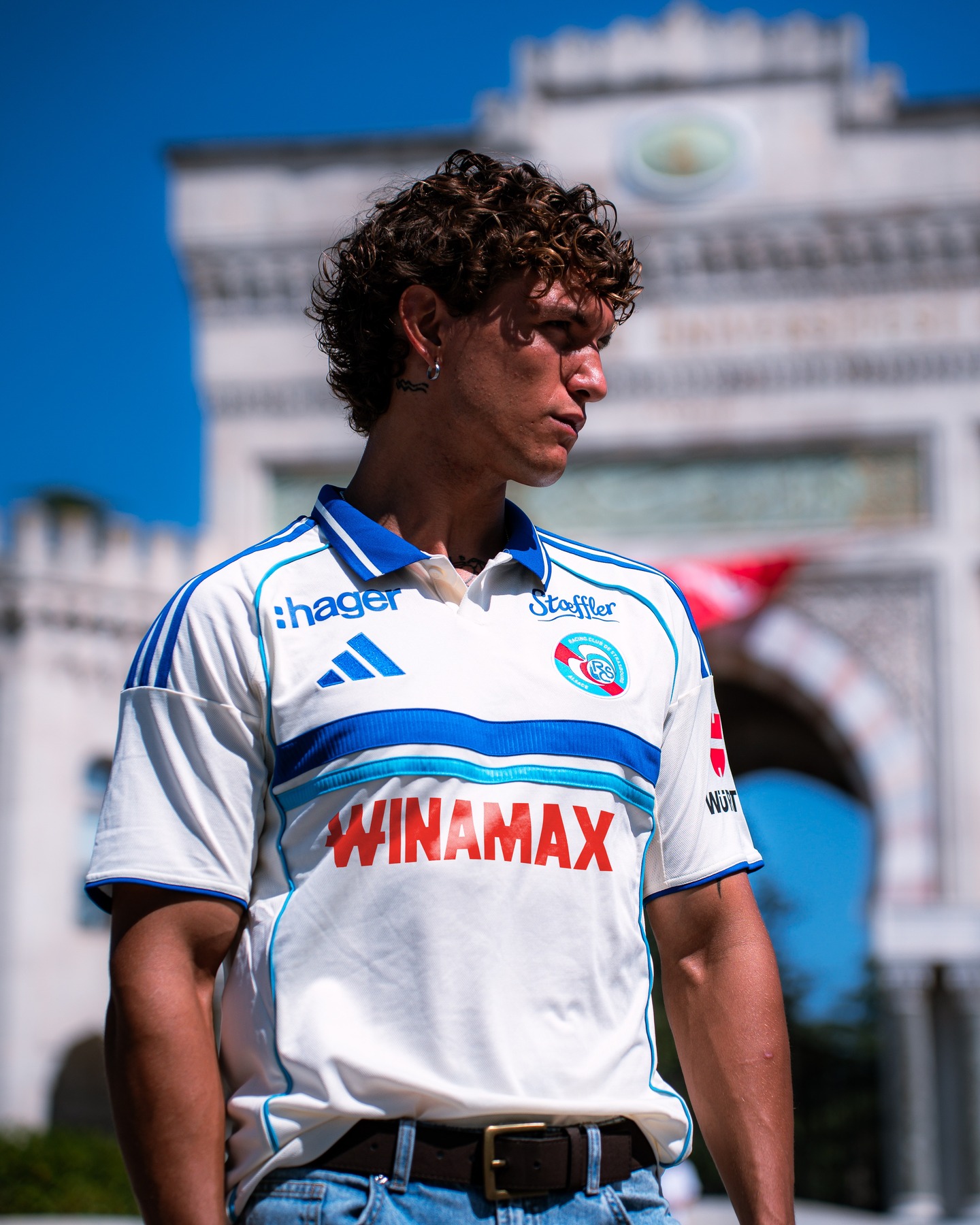 Camisa reserva do Racing Strasbourg 2025-2026 adidas