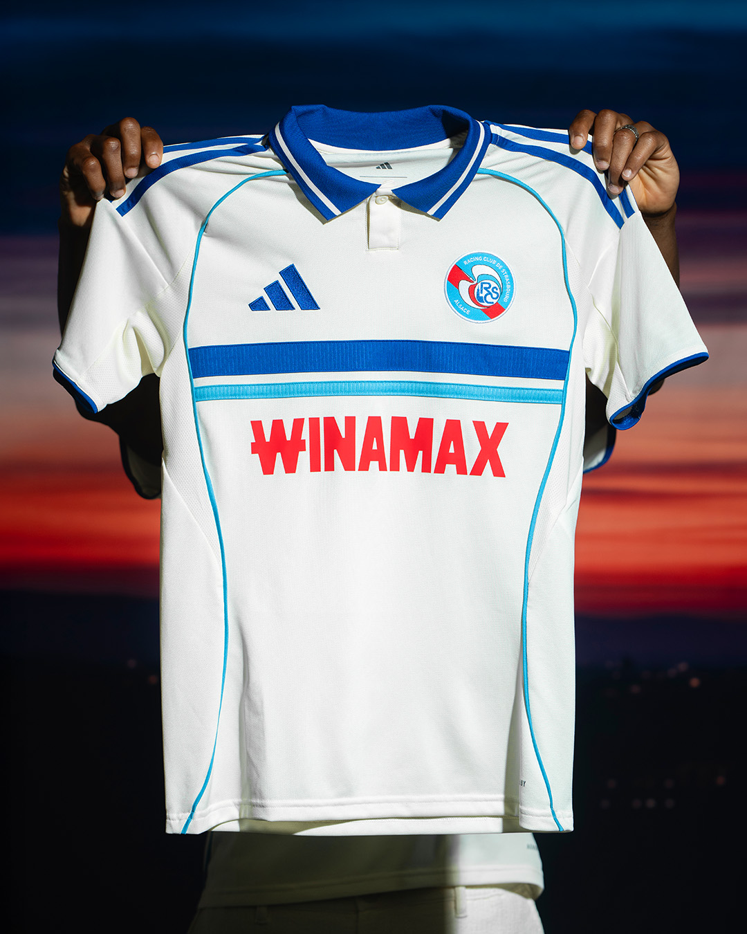 Camisa reserva do Racing Strasbourg 2025-2026 adidas