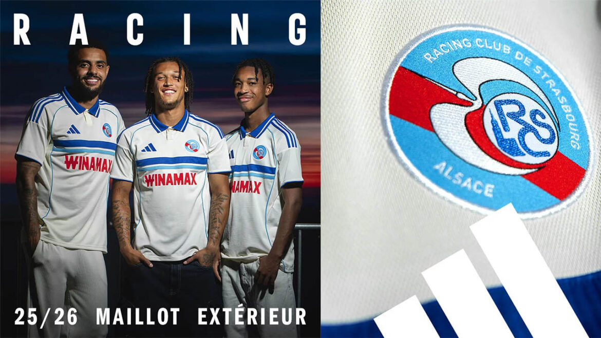 Camisa reserva do Racing Strasbourg 2025-2026 adidas