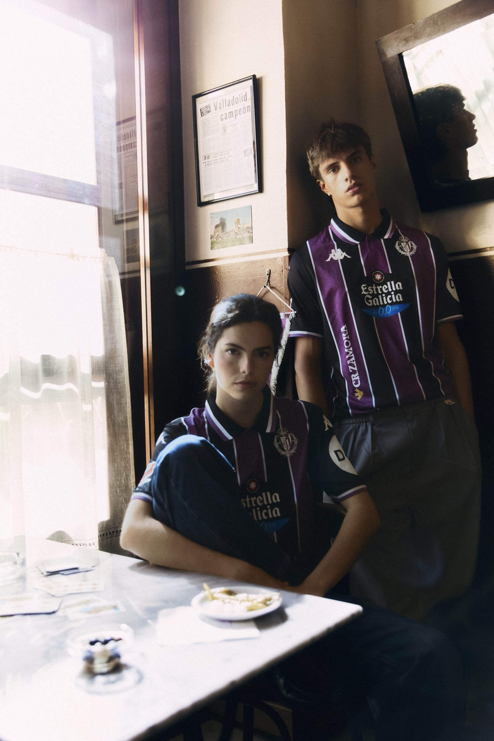 Camisa reserva do Real Valladolid 2025-2026 Kappa