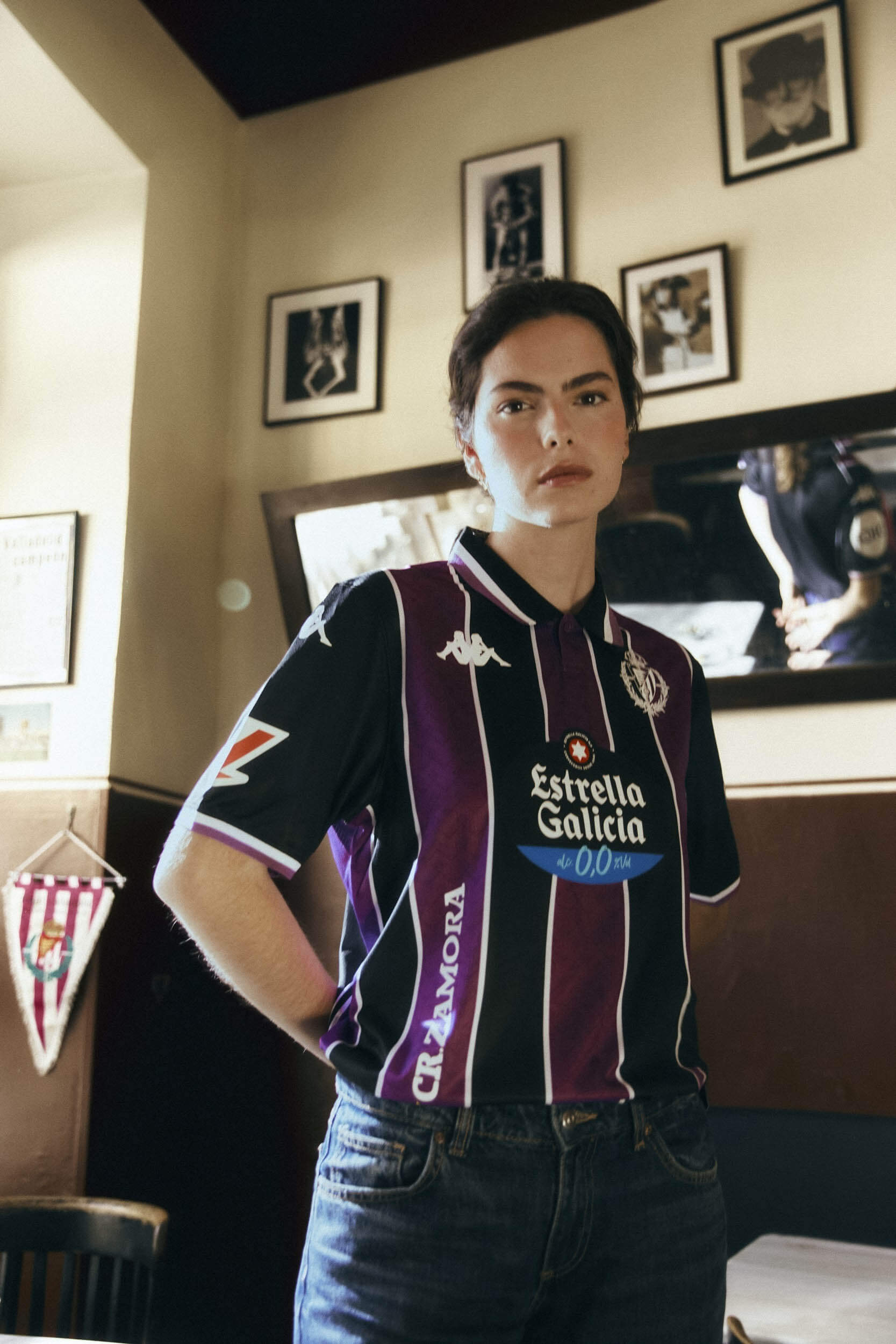 Camisa reserva do Real Valladolid 2025-2026 Kappa