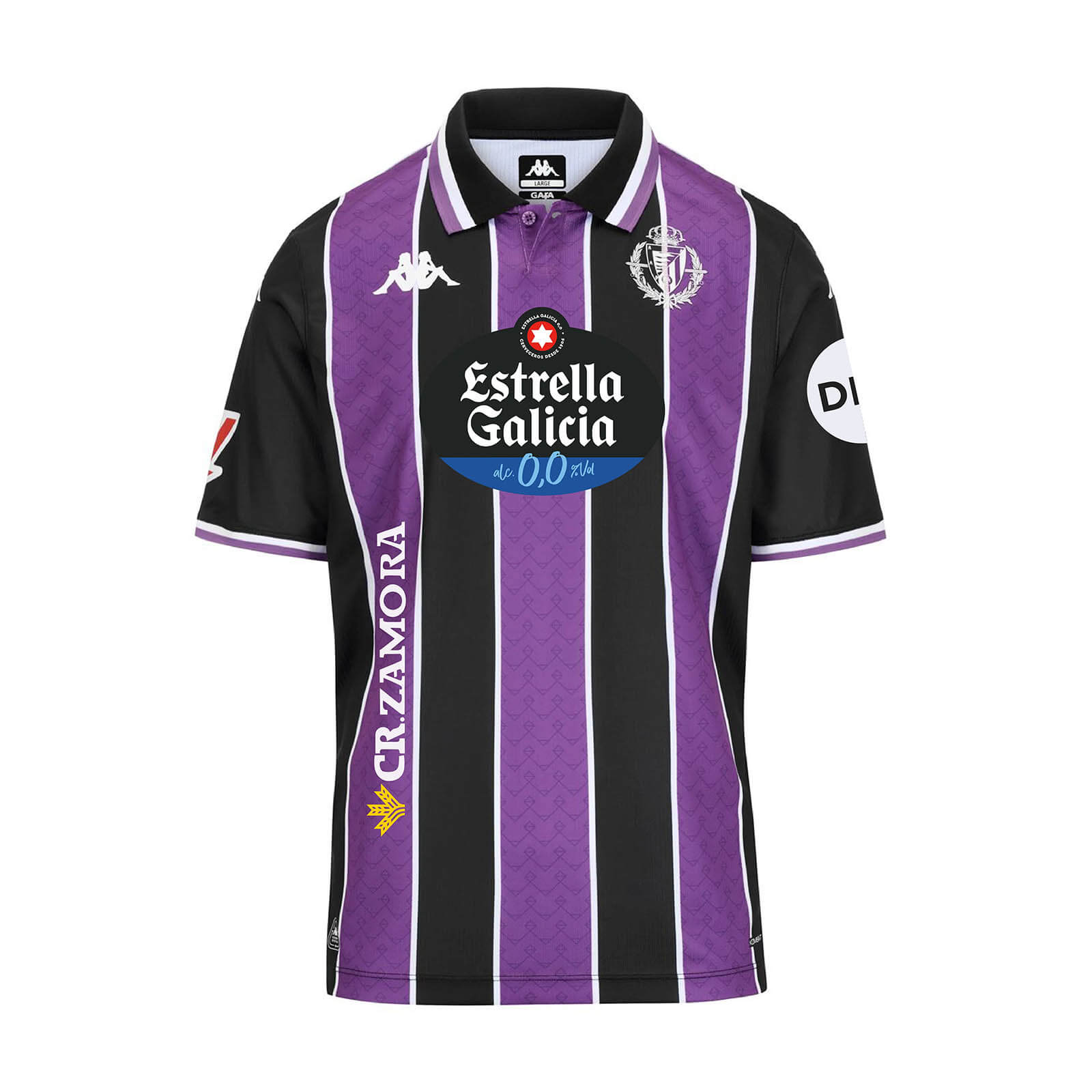 Camisa reserva do Real Valladolid 2025-2026 Kappa