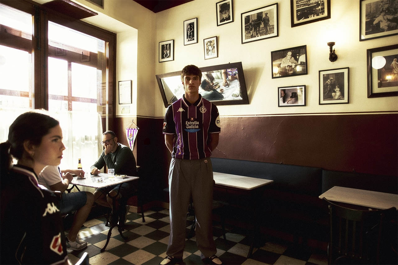 Camisa reserva do Real Valladolid 2025-2026 Kappa