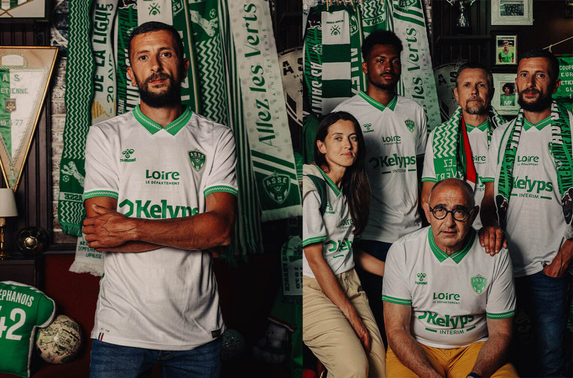 Camisa reserva do Saint-Étienne 2025-2026 Hummel