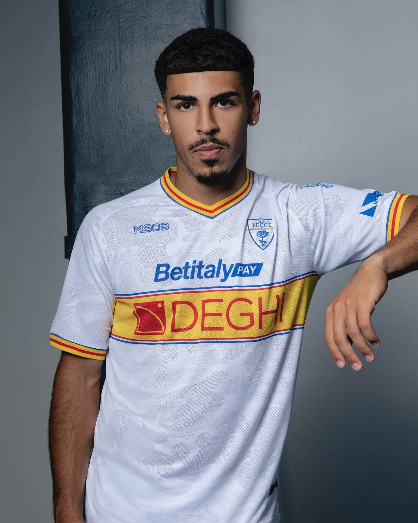 Camisa reserva do US Lecce 2025-2026 M908