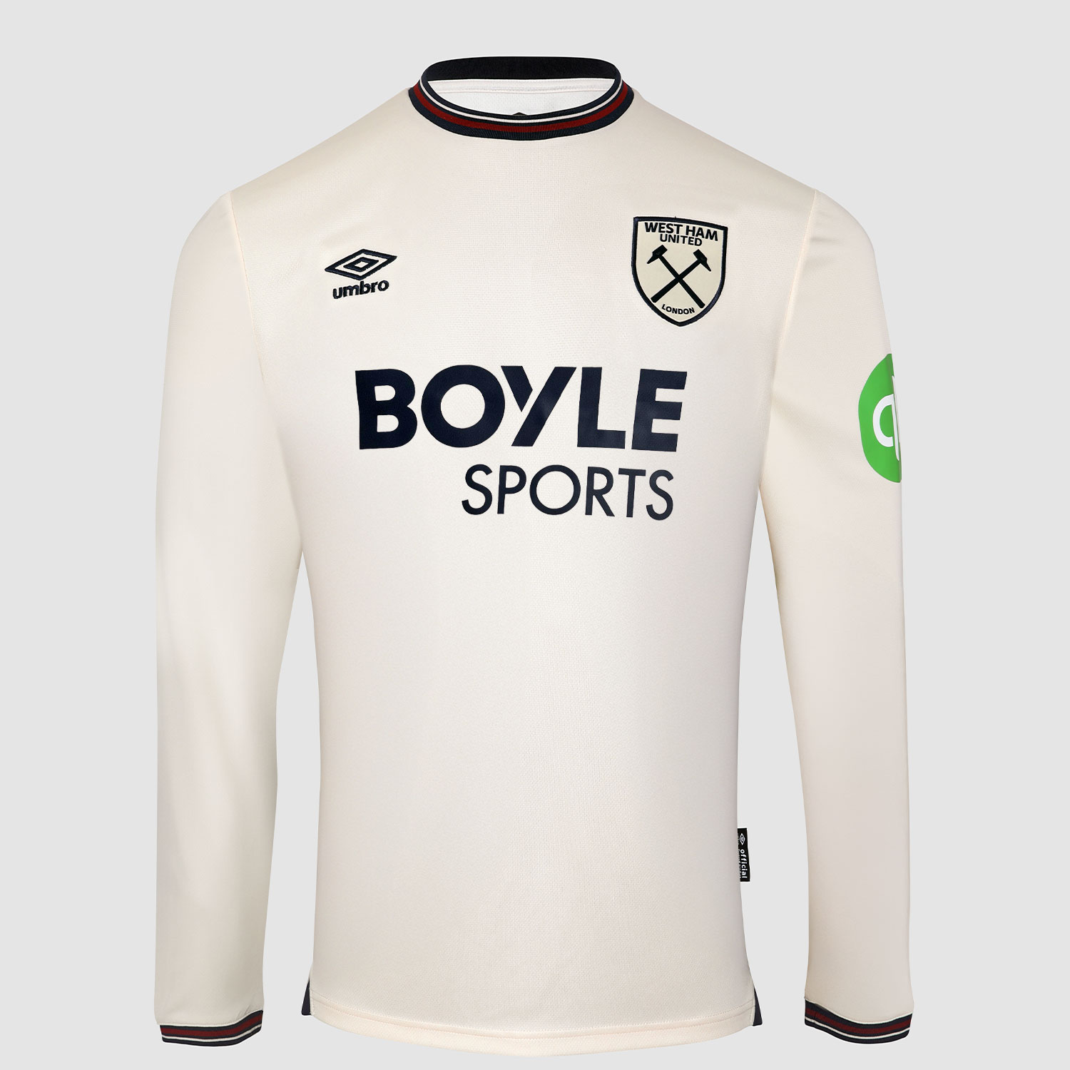 West Ham revela nova camisa reserva da Umbro 2025-2026