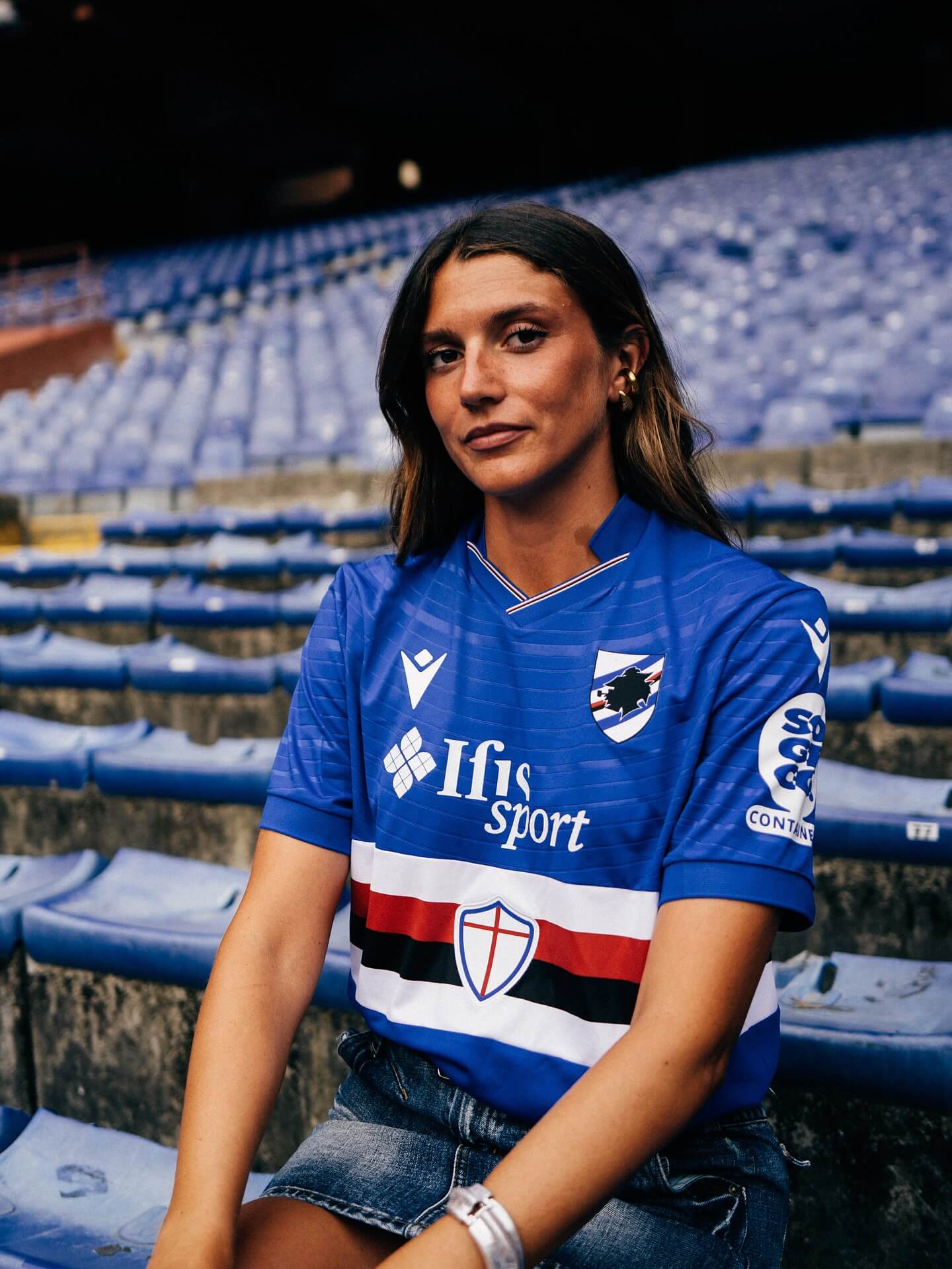 Camisa titular da Sampdoria 2025-2026 Macron