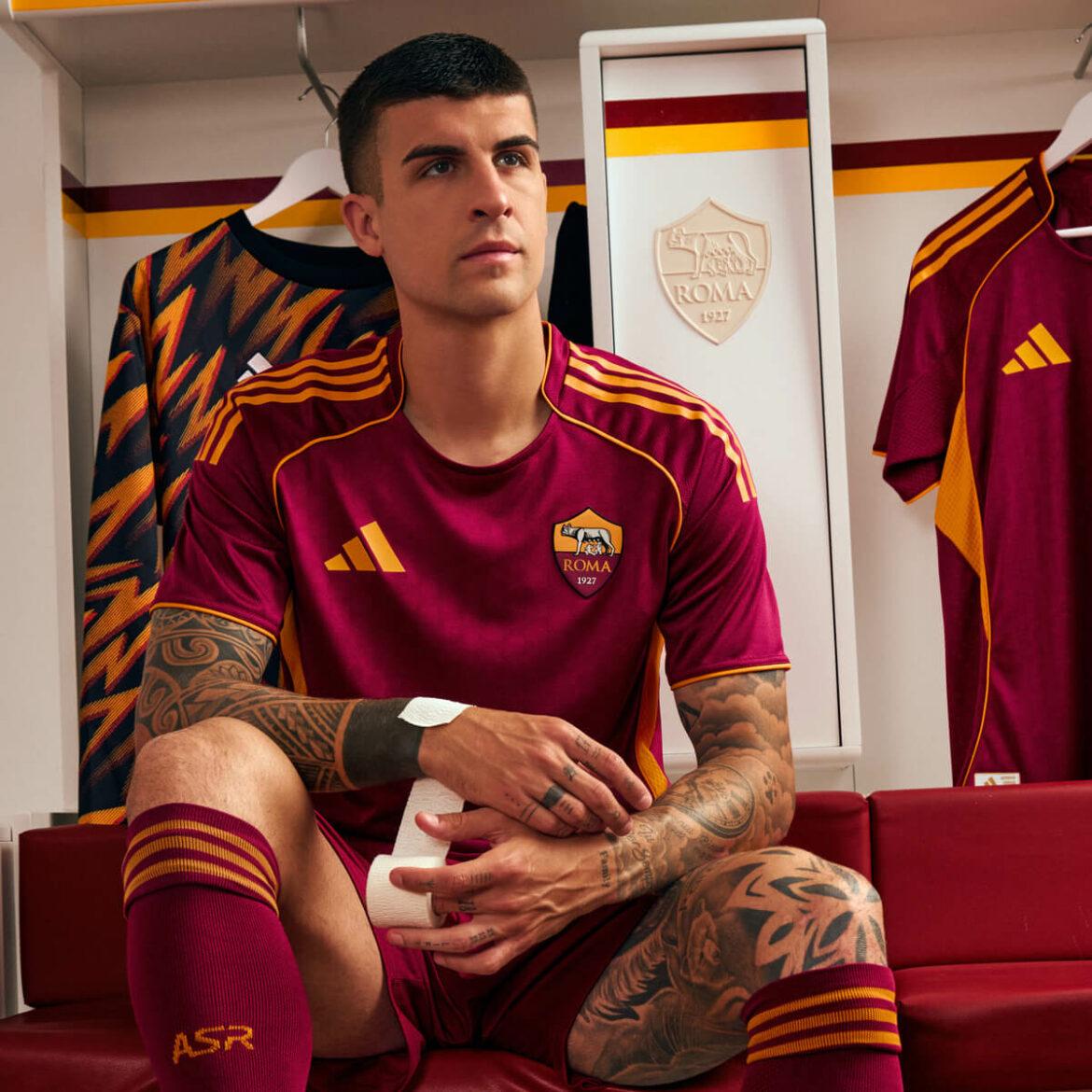 Nova camisa titular do AS Roma 2025-2026 adidas » Mantos do Futebol