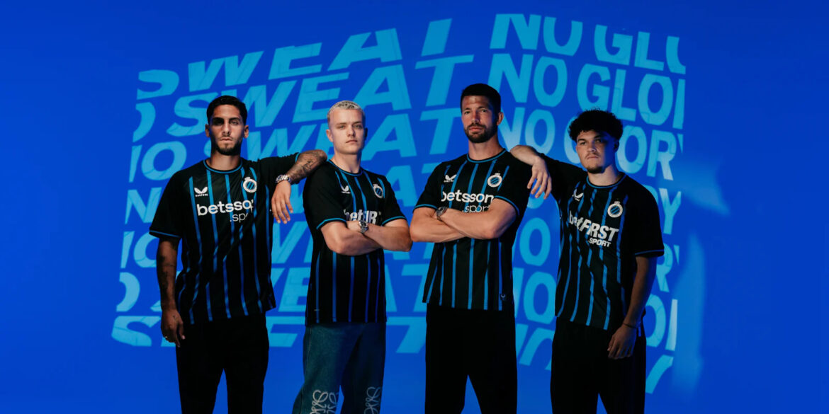 Camisa titular do Club Brugge 2025-2026 é lançada pela Castore