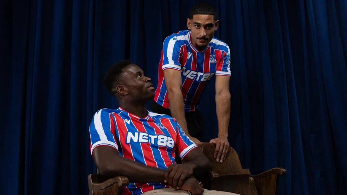 Camisa titular do Crystal Palace 2025-2026 é revelada pela Macron