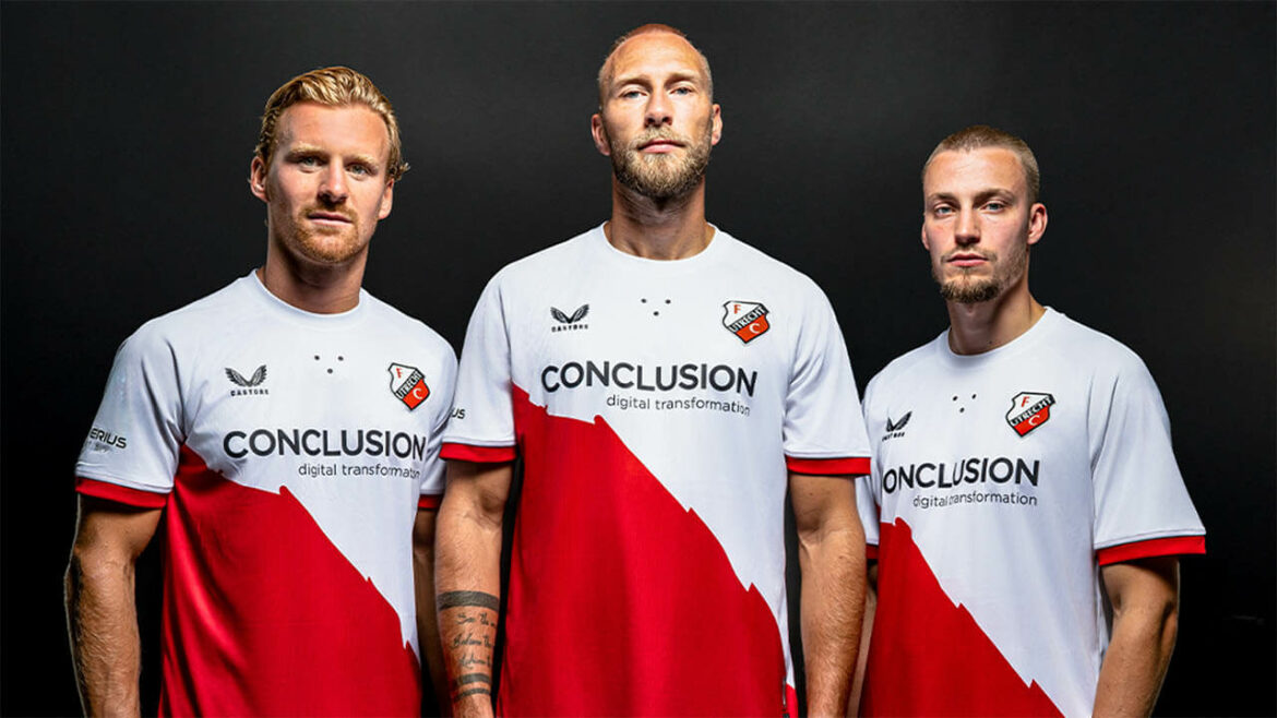 Camisa titular do FC Utrecht 2025-2026 Castore