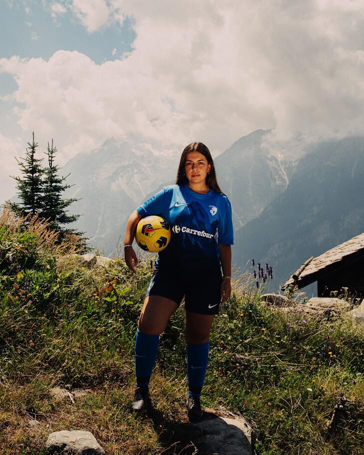Camisa titular do Grenoble Foot 38 2025-2026 Nike