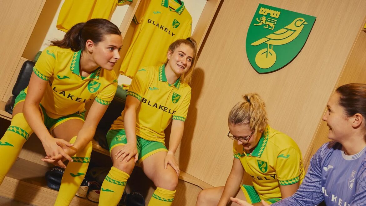 Camisa titular do Norwich City 2025-2026 é revelada pela JOMA