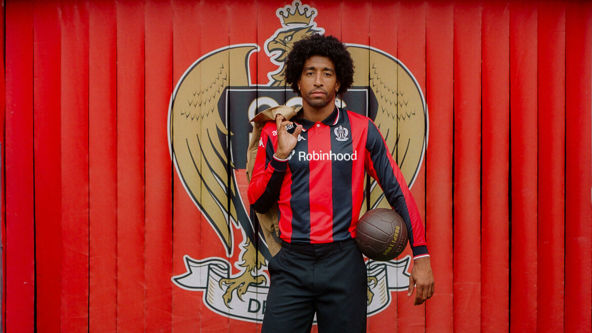 Camisa titular do OGC Nice 2025-2026 Kappa