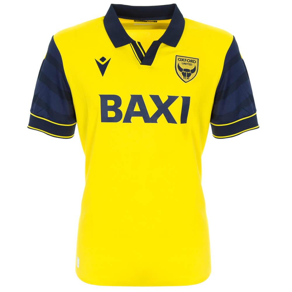 Camisa titular do Oxford United 2025-2026 é lançada pela Macron