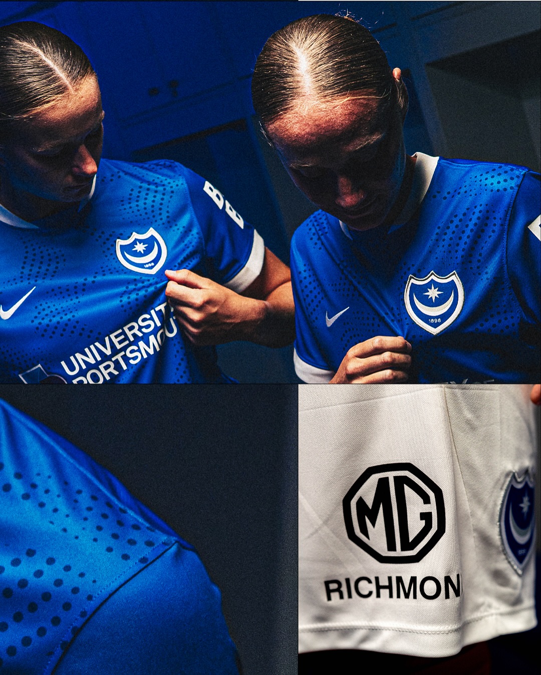 Camisa titular do Portsmouth 2025-2026 é revelada pela Nike