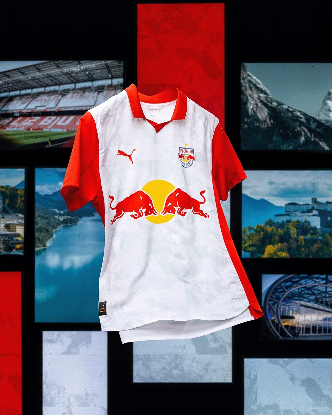 Camisa titular do Red Bull Salzburg 2025-2026 PUMA
