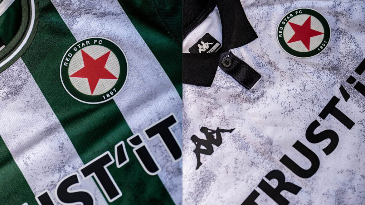 Camisa titular do Red Star FC 2025-2026 Kappa
