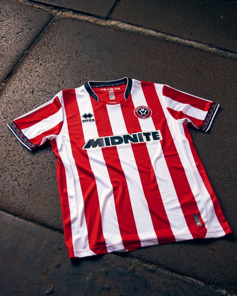 Camisa titular do Sheffield United 2025-2026 Erreà