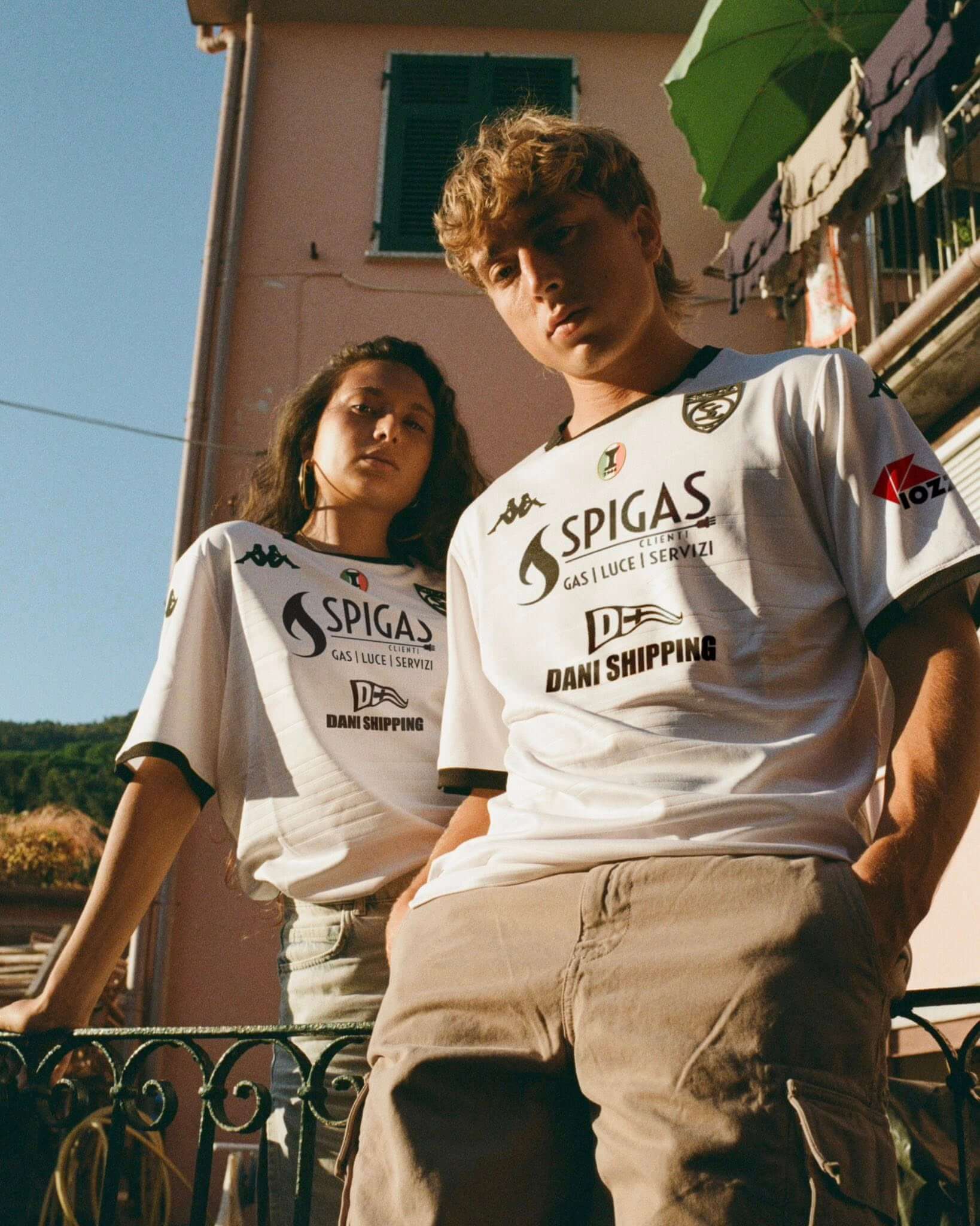 Camisa titular do Spezia Calcio 2025-2026 Kappa