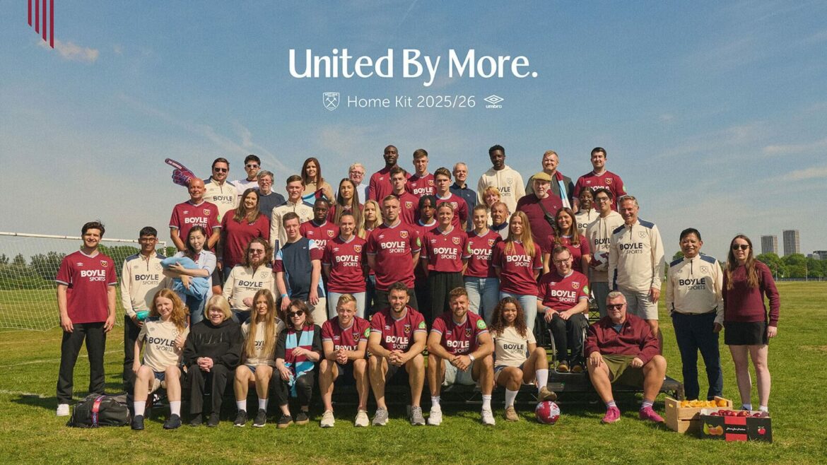 Camisa titular do West Ham 2025-2026 Umbro