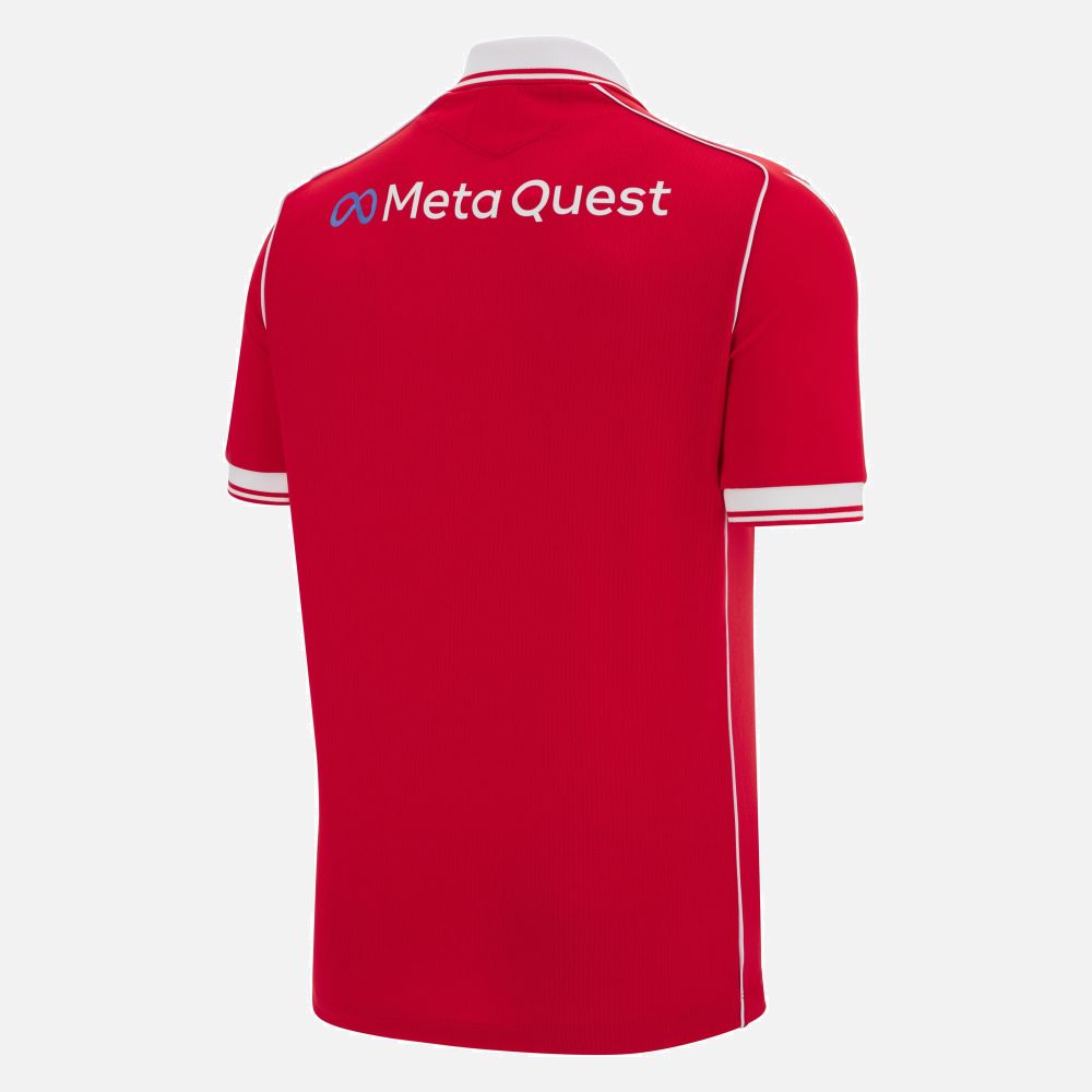Camisa titular do Wrexham 2025-2026 Macron kit
