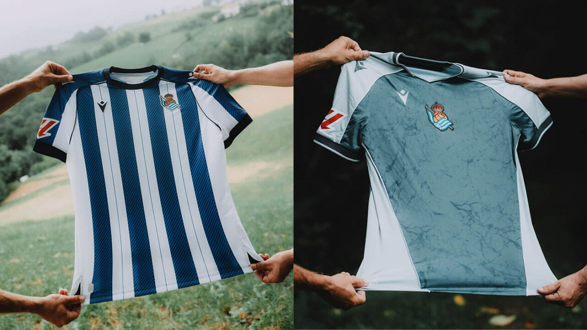 Camisas da Real Sociedad 2025-2026 Macron