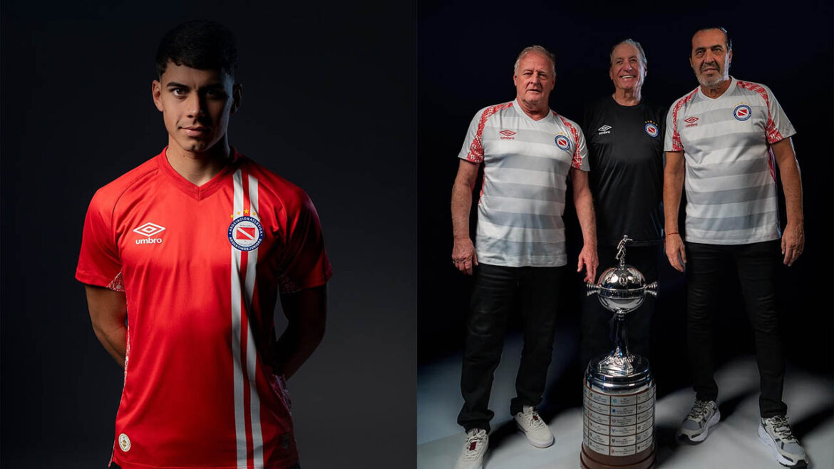 Camisas do Argentinos Juniors 2025-2026 Umbro