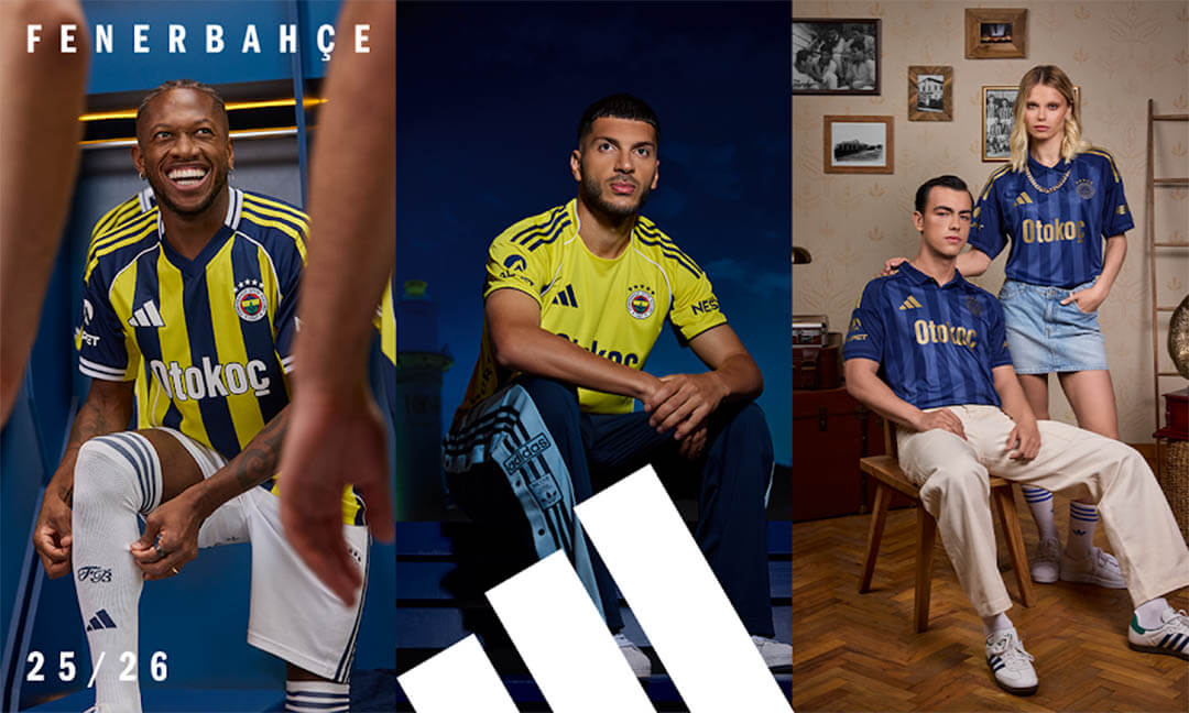 Camisas do Fenerbahce 2025-2026 adidas