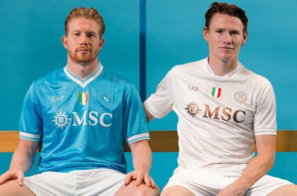 Camisas do Napoli 2025-2026 são reveladas pela EA7